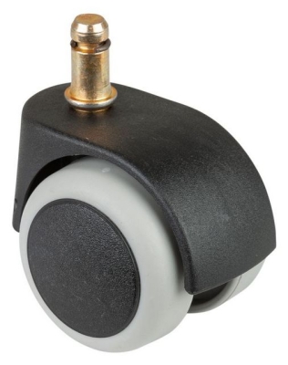 G15.050/G45.011 Колело за офис стол, мек протектор, щифт 11х22 мм - BS Rollen