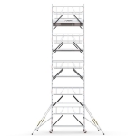 PROTUBE LN240х120-4.3 м.  работна височина Мобилно алуминиево скеле - LN230_(240) CAGSAN