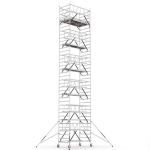 PROTUBE LN240х120-4.3 м.  работна височина Мобилно алуминиево скеле - LN230_(240) CAGSAN