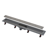 Линеен сифон 850мм с неръжд.РЪБ и решетка, воден и сух затвор Ф40 - APZ18-850 Alca