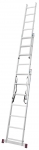 3x8 CORDA Трираменна алуминиева стълба със стълбищна функция - 033383 KRAUSE