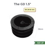 Универсален, мембранен клапан за сифон (38-46мм) - GD15 Green Drain
