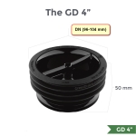 Универсален, мембранен клапан за сифон (96-104мм) - GD4 Green Drain